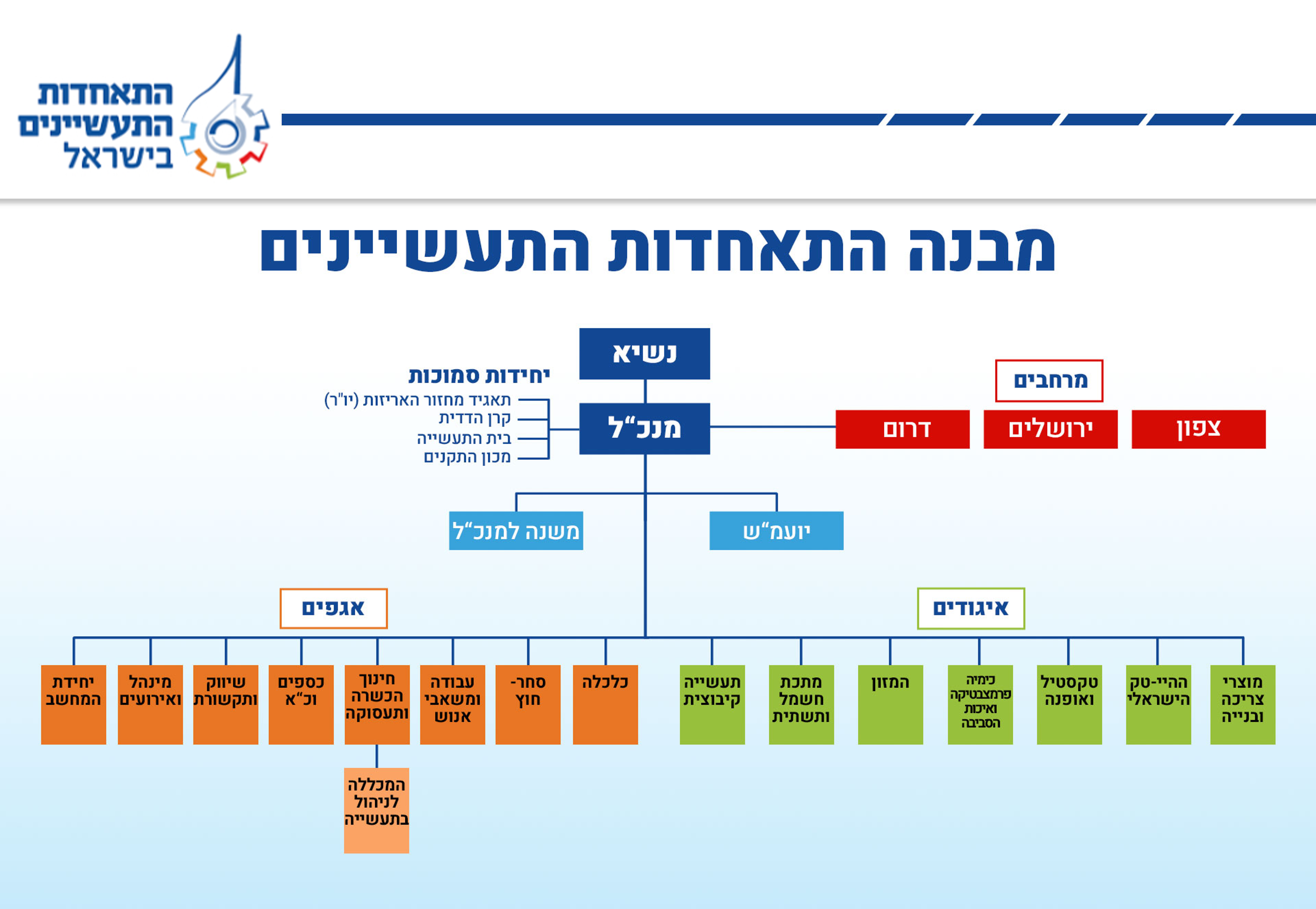 מבנה התאחדות התעשיינים 