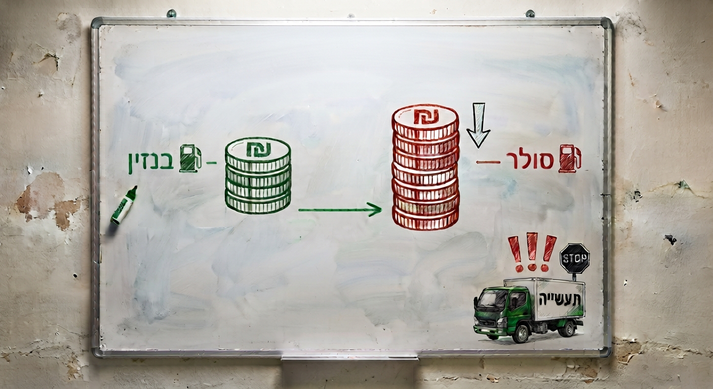 כלכליסט: אחרי הבנזין, התעשיינים דורשים מסמוטריץ' להפחית גם את המס על הסולר