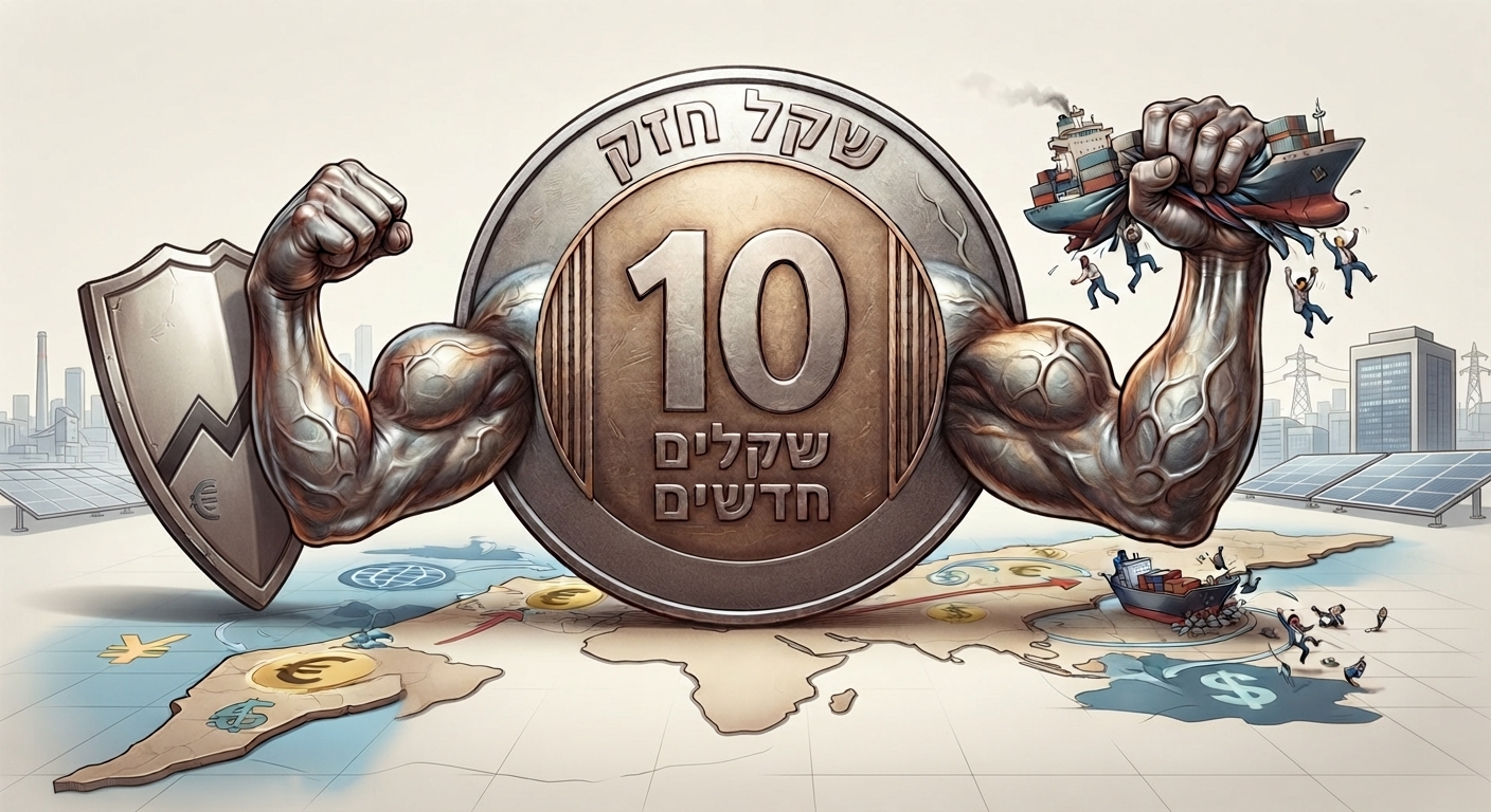 כלכליסט: היצואנים נפגעים מהשקל החזק, אבל הפתרון לא עובר דרך הפנסיה