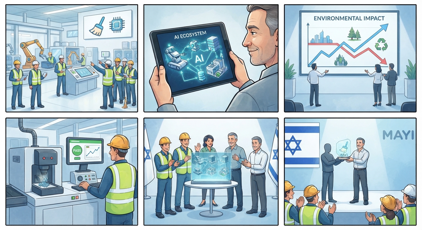 ישראל היום: הטכנולוגיה שמנקה את המדינה: אות הוקרה לתאגיד מא